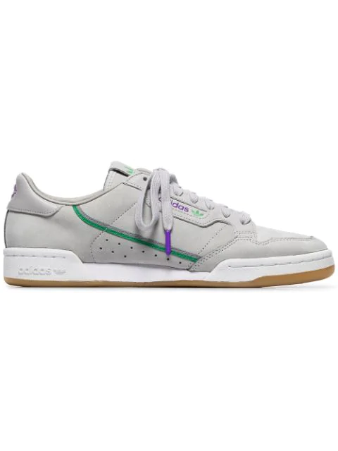 adidas originals continental 80's tfl district elizabeth line trainers in grey