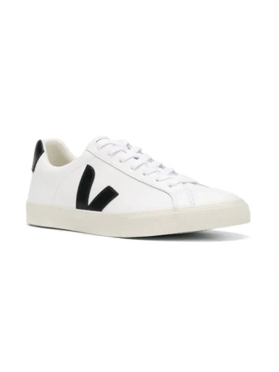 Shop Veja Low Top Sneakers In White