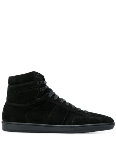 Shop Saint Laurent Court Classic Sl/10h Sneakers In Black