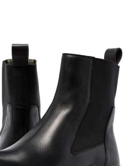 Shop Rick Owens Beetle Ankle Boots In Black