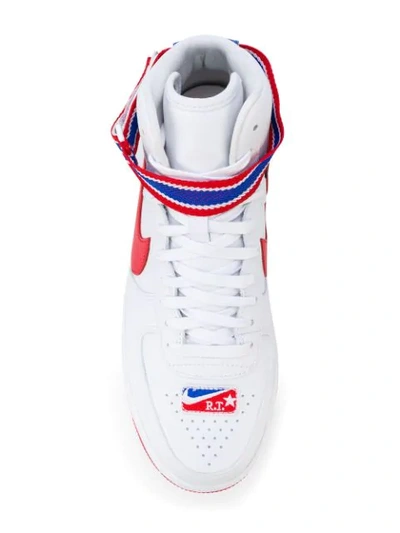 Nike White Riccardo Tisci Edition Air Force 1 High Sneakers