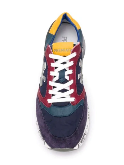 Shop Premiata Zac Sneakers In Blue