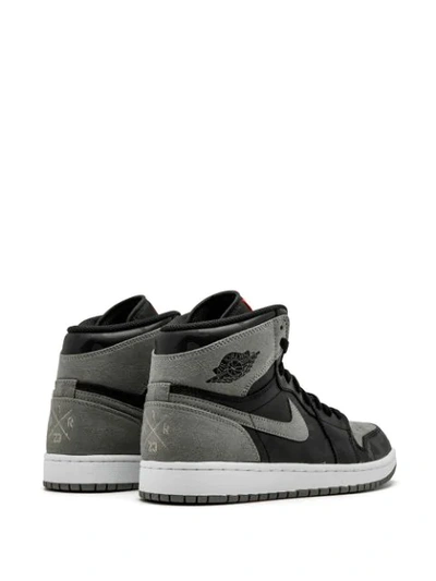 Shop Jordan Air  1 Retro High Prem “shadow Camo” Sneakers In Black