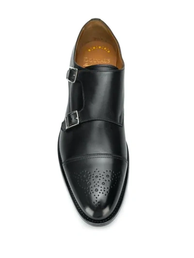 Shop Doucal's Classic Monk Shoes In Nero