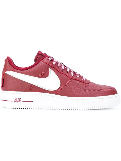 white air forces red tick