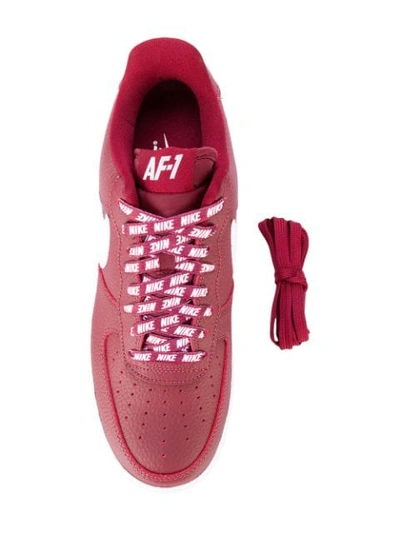 Shop Nike Air Force 1 Low '07 Nba Sneakers In Red