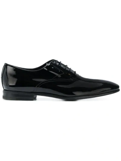 slick lace-up derby shoes