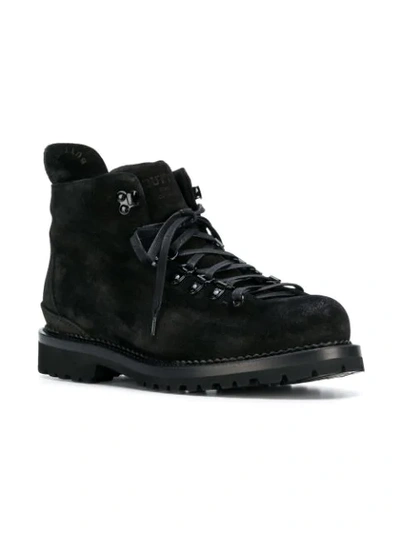 Shop Buttero Lace-up Boots In Black