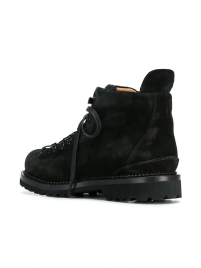 Shop Buttero Lace-up Boots In Black