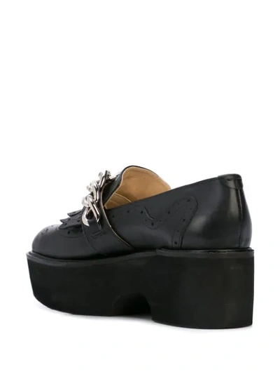 CHARLES JEFFREY LOVERBOY CHAINED LOAFER - 黑色