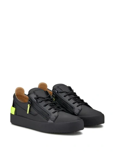 Shop Giuseppe Zanotti G-flash Trainers In Black