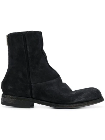Shop Pantanetti Back Zip Detail Boots - Black