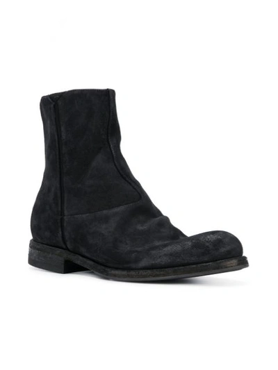 Shop Pantanetti Back Zip Detail Boots - Black