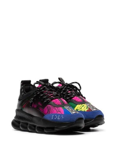 Versace Drops Chain Reaction in Black/Multicolor