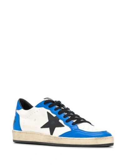 Shop Golden Goose Ball Star Low-top Sneakers In White