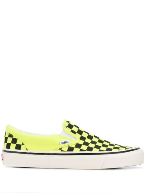 yellow slip ons