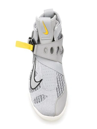 Shop Nike Vapormax Premier Flyknit Sneakers - Grey
