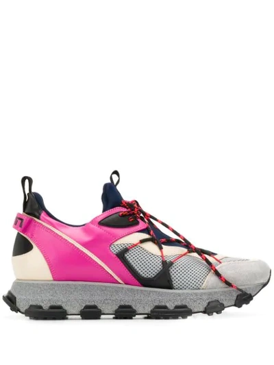 Shop Lanvin Vega Sneakers In Pink