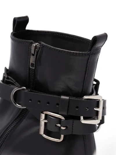 ANN DEMEULEMEESTER TUSCON ANKLE BOOTS - 黑色