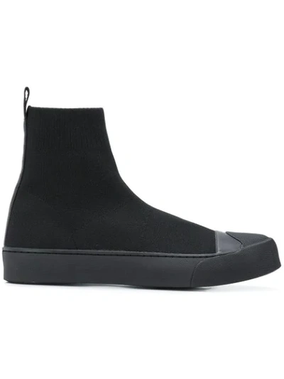 Shop Neil Barrett Sock Shoe - Black