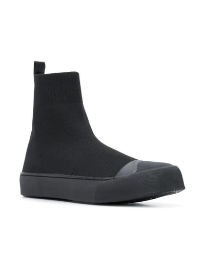 Shop Neil Barrett Sock Shoe - Black