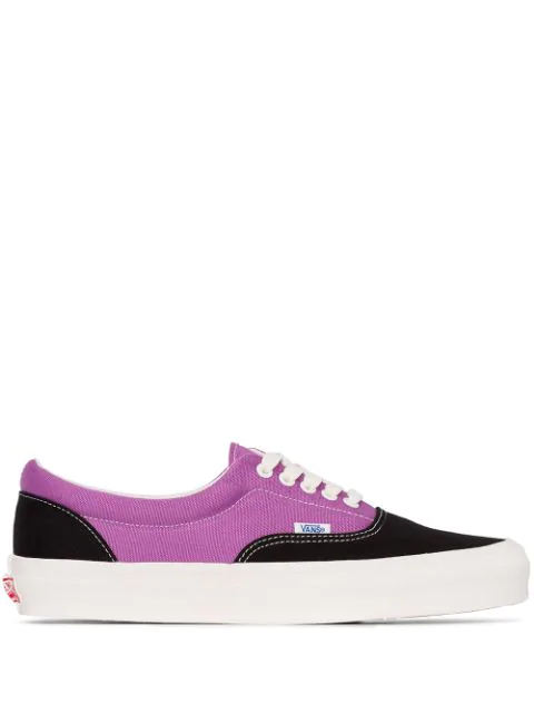 purple low top vans