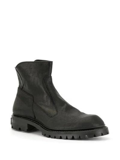 Shop Julius Zipped Ankle Boots In Black