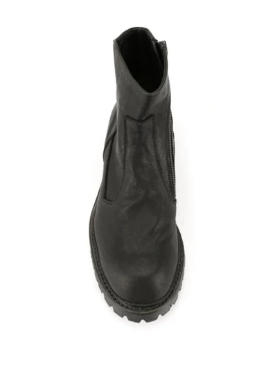 Shop Julius Zipped Ankle Boots In Black