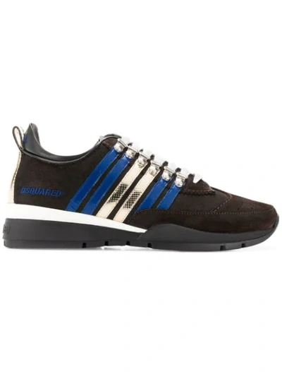 Shop Dsquared2 251 Sneakers In Brown