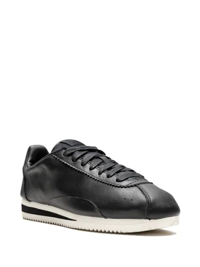 Shop Nike 'classic Cortez Prem' Sneakers In Black