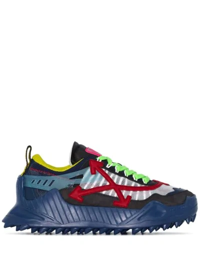 Shop Off-white Odsy-1000 Low-top Sneakers In Blue ,red