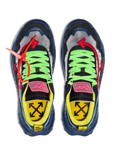 OFF-WHITE ODSY-1000 LOW-TOP SNEAKERS - 蓝色