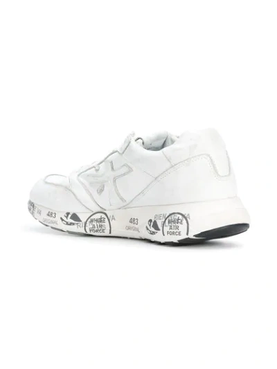 Shop Premiata Zaczac 3567 Sneakers In White