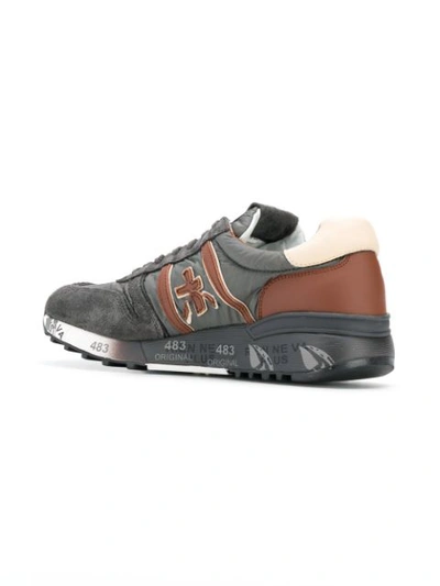 Shop Premiata Lander 3243 Sneakers In Grey