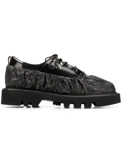 Shop Rombaut Plastic Bag Oxford Shoes In Black