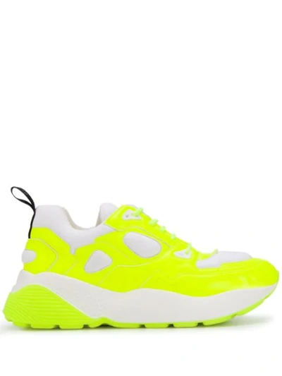 Shop Stella Mccartney Eclypse Panelled Sneakers In Yellow