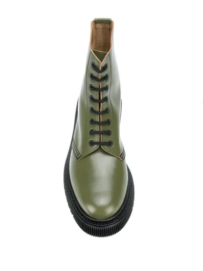 Shop Adieu X Etudes Lace-up Boots In Green