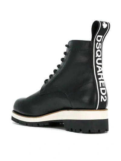 Shop Dsquared2 Platform Boots In Black