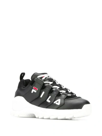 Shop Fila Low-top Sneakers In Black