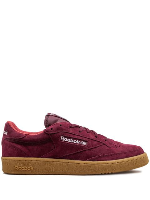 reebok club c 85 indoor burgundy