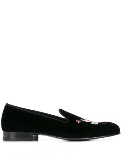 GUCCI FLYING PIG LOAFERS - 黑色