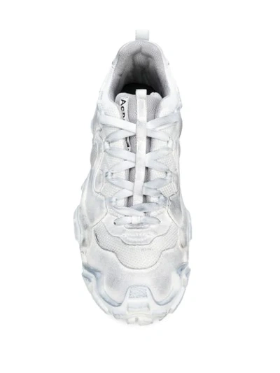 ACNE STUDIOS BOLZTER TUMBLED M SNEAKERS - 白色