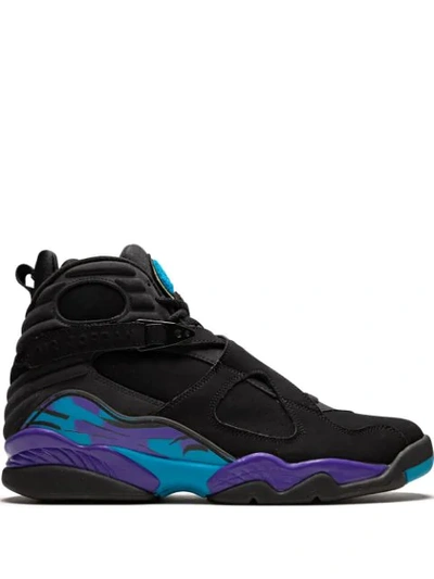 Shop Jordan Air  8 Retro Sneakers In Black