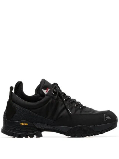 ROA BLACK NEAL VIBRAM SOLE SNEAKERS - 黑色