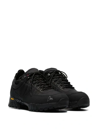 Shop Roa Black Neal Vibram Sole Sneakers In 001 Black