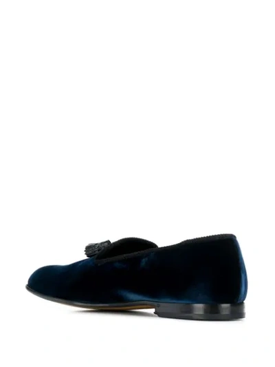 Shop Tom Ford Tassel Loafer Shoes In Blue
