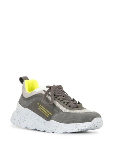 Shop Msgm Z Low-top Sneakers In Grey