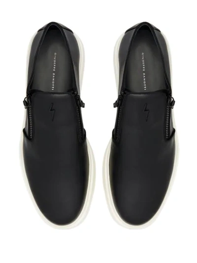 Shop Giuseppe Zanotti Dawson Slip-on Sneakers In Black