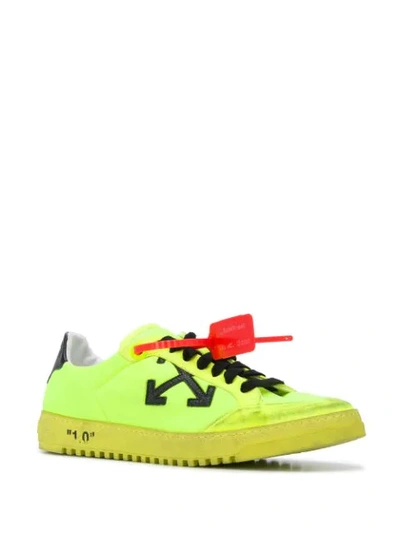 OFF-WHITE 2.0 LOW TOP SNEAKERS - 黄色