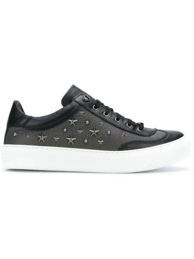 Shop Jimmy Choo Ace Leather Trainers